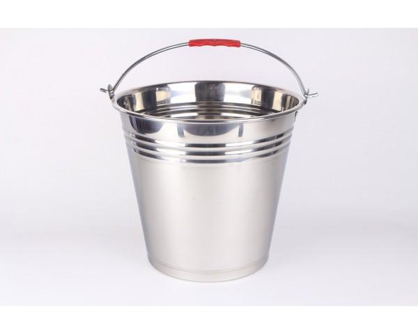 stainless steel bucket, 12 L